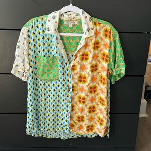 Urban Outfitters Multicolor Patterned Women's Shirt